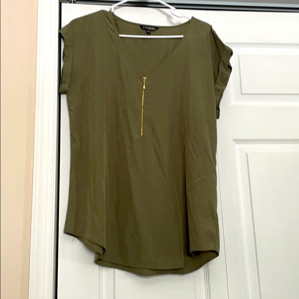 Express Army Green Blouse